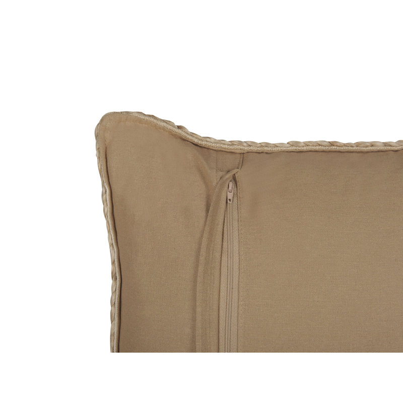 ELLIOTTIA Beige Square Cushion