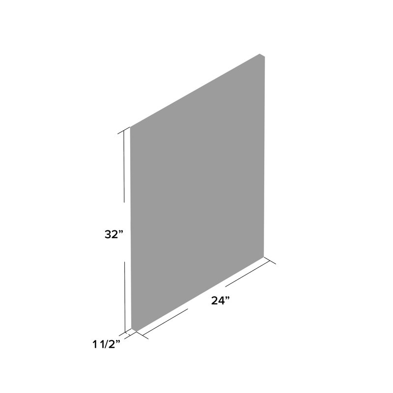 «Modern Art- Grayscale» - Impression d'art graphique, Cadre noir, H 32 po x l 24 po x P 1 po