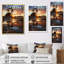 «Sunset on Drilling Rig Horizon I», reproduction sur toile-97052553-134390824