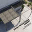 10'x10' Retractable Pergola Canopy Wall-Mounted Pergola, Dark Grey