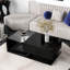 Table basse rectangulaire noire avec tiroir-818893029