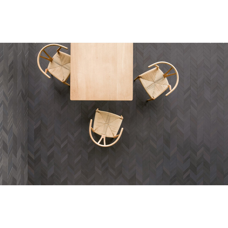 Mews Chevron Soot 2X16