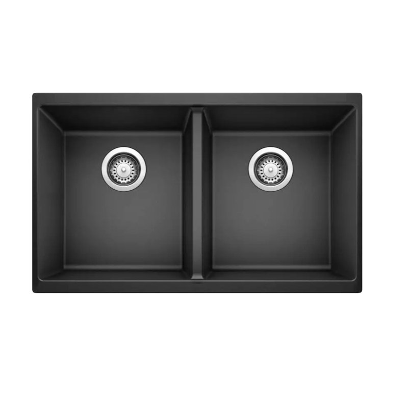 31'' L Double Bowl Granite Kitchen Sink