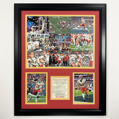 «Kansas City Chiefs 2022», art graphique encadré