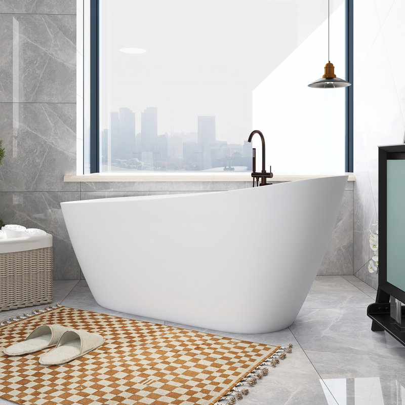 67'' x 31'' Soaking Acrylic Bathtub