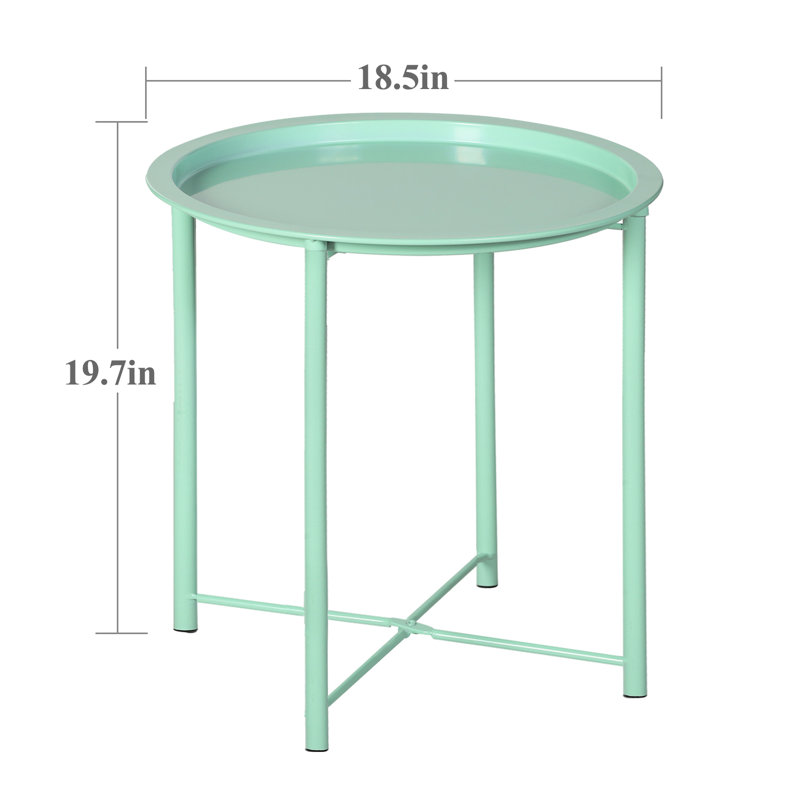 Petite table de bout Annaleese, Vert clair