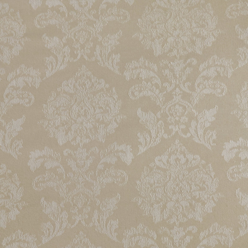 Thuan Damask Rectangular Lumbar Cushion Cover, Soft Gold