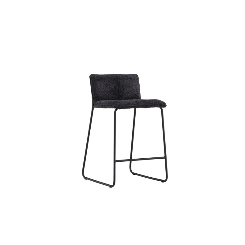 Seresa Upholstered Counter Stool with Metal Frame