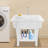 Freestanding Plastic Laundry Sink With Washboard And Faucet-123364181