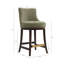 Tabouret de comptoir rembourré Lucia-113050973-113050975-128620582