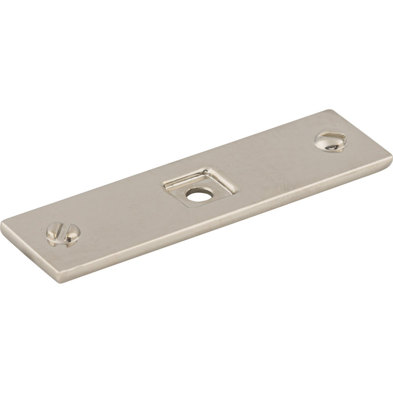 Channing  Backplate, Polished Nickel
