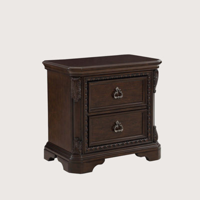 Table de chevet 2 tiroirs Groth