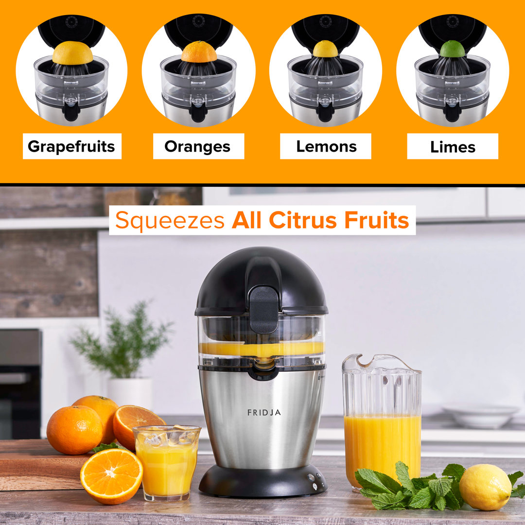 Fridja Quiet Operation Speed Electric and Manual Citrus Juicer Accessory - Image 5