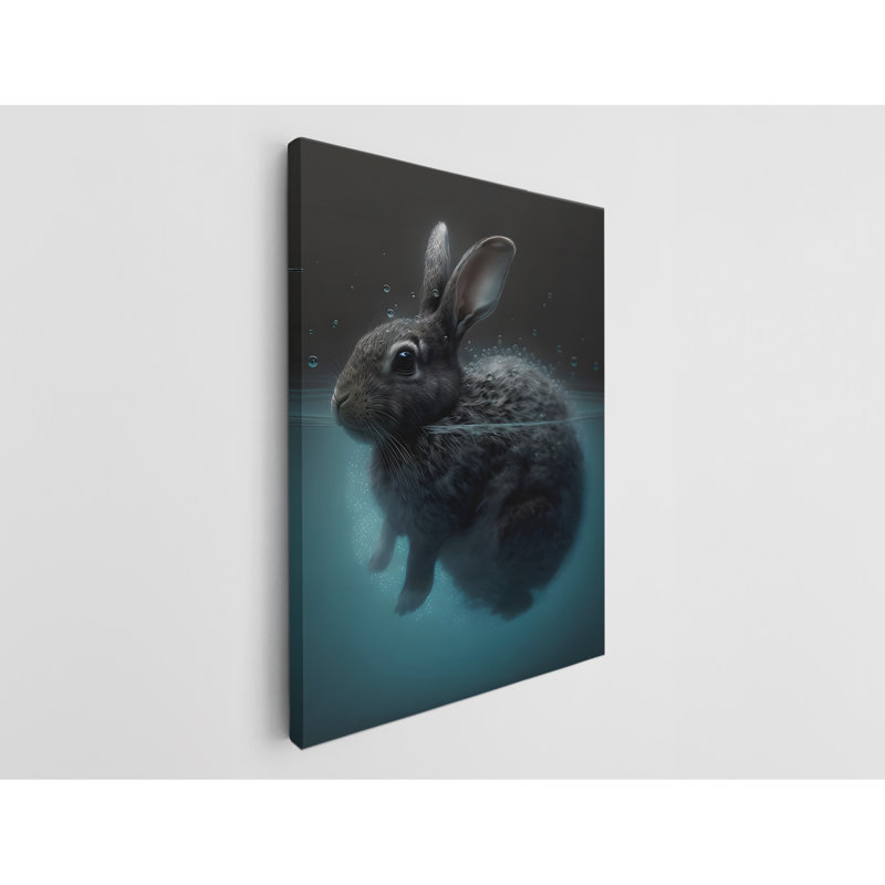 Hutzler Baby Bunny sur toile, H 24 po x l 16 po x P 1 po
