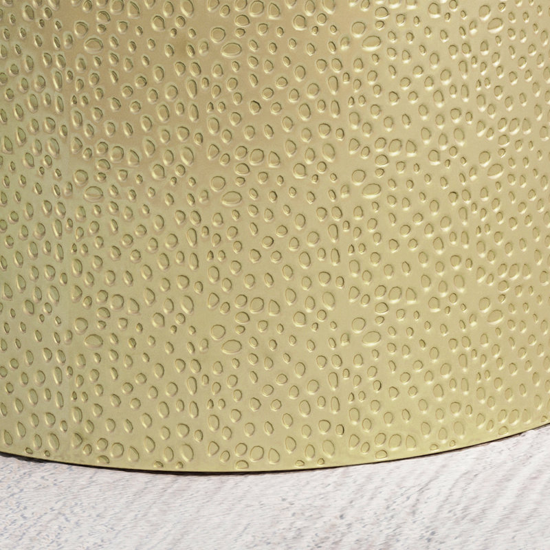 Metal Side Table, Gold
