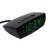 Electric Tabletop Clock in Black with Alarm