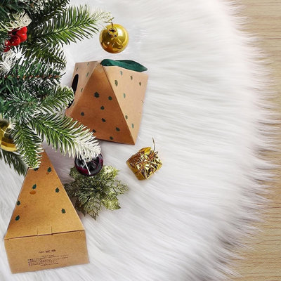 Jupe d'arbre de Noël luxueuse