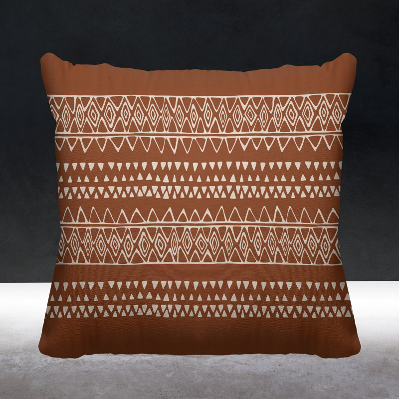 Housse et insert de coussin extérieur carré Ara, L 15 po x H 15 po, Chair