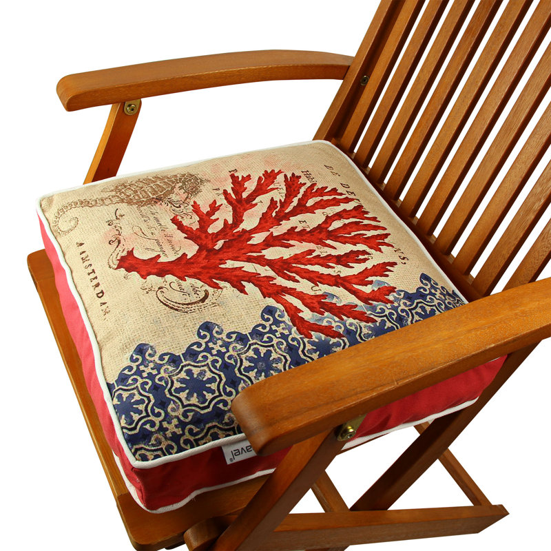 Housse de coussin d'extérieur carré en polyester / coton Dojka
