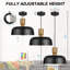 Luminaire suspendu 1 lumière Dunaird-1111285041