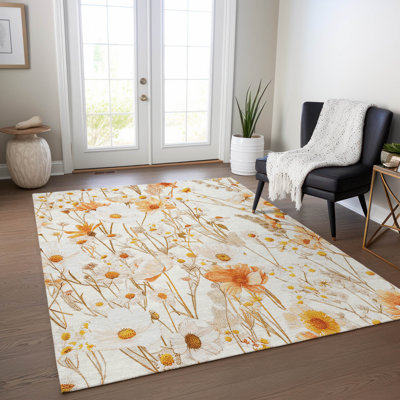 Tapis ivoire intérieur / extérieur Cordela 