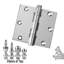 Charnière de porte à roulement à billes H 3,5 po x l 3,5 po-65781521