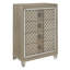 Glacieuse commode 1 pièce 4 tiroirs pieds de luxe en acrylique
