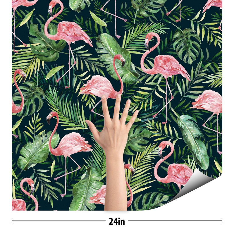 Carreau de papier peint Ahanu, L 126 po x l 24 po