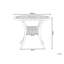 Helland Round Outdoor Dining Table - 90 cm W 90 cm D-265430940-265430943