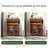 Walnut Solid wood Shoe Storage