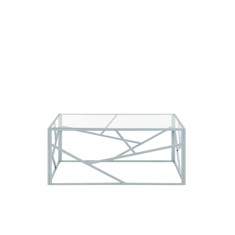 Melany Frame Coffee Table, Silver