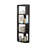 5 Tier Corner Shelf Stand,Tall Standing Corner Bookshelf Wooden Display Bookcase-2066670294
