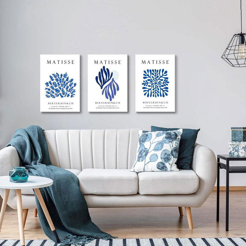 3 Piece Wrapped Canvas Print, 60 cm H x 40 cm W