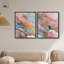 «Sweet Gemstone Duo», ensemble de reproductions d'art mural encadrées par Art Remedy, cadre argenté, 16 x 20-941123599-941123612