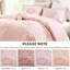 Édredon en chenille réversible à motif floral double / grand rose avec coussin décoratif, rembourrage, 4 chenilles, nettoyage des taches-130193844