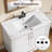 36" Bathroom Vanity with Ceramic Basin Storage Cabinet Drawer Soft Closing Doors Single Sink Integral Top for Bathroom-125336613