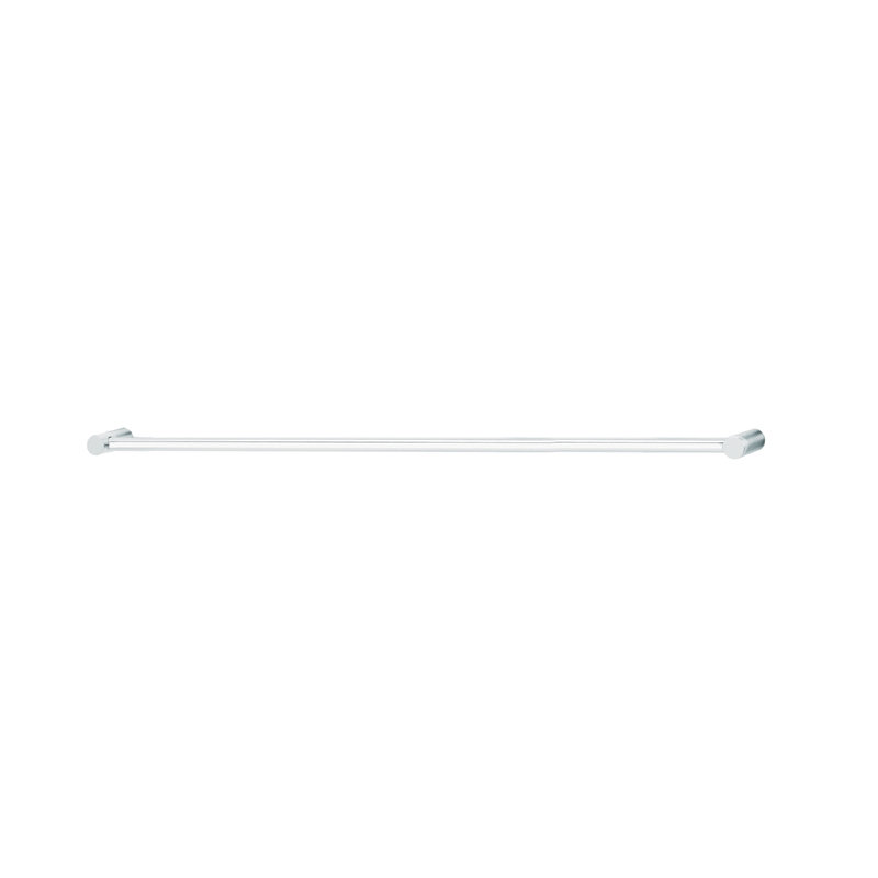 Barre à serviettes murale Spa 1, Nickel poli, H 0,75 po x L 30,75 po x P 2,38 po