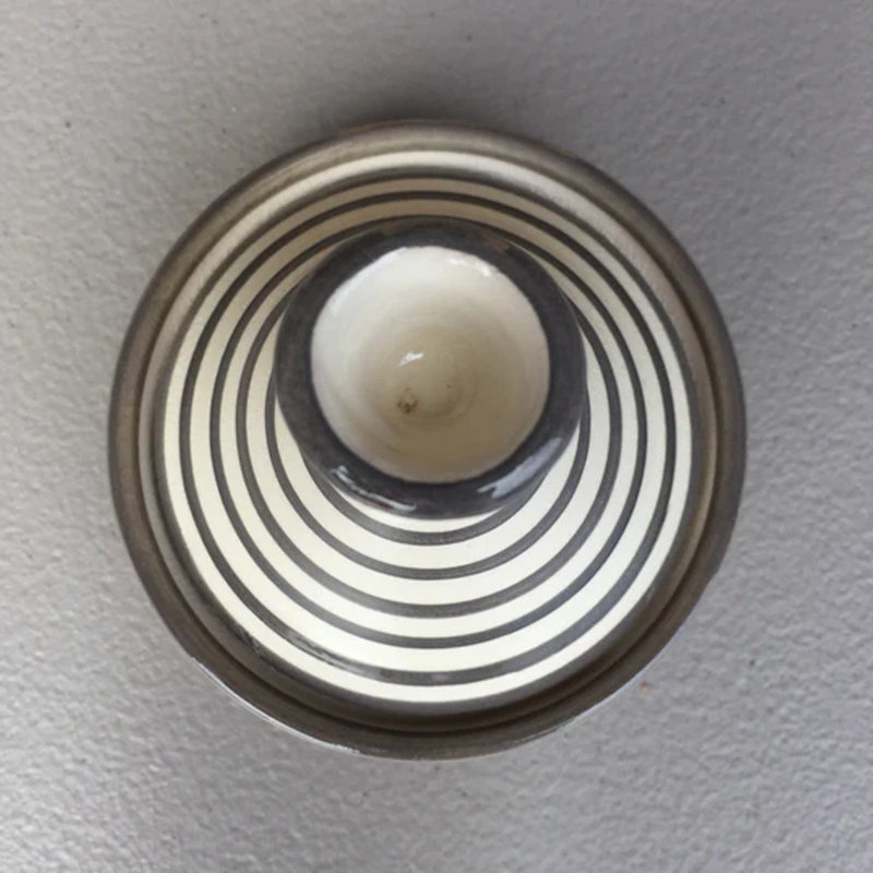Plat à tartiner Bullseye, gris