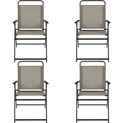 Folding Patio Dining Armchair
