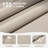 Outdoor Replacement Cushion Set Deep Seating Seat / Back Cushions with Ties (Set of 2)-374720740