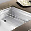 Precis Cascade SILGRANIT 29" L x 18" W Undermount Kitchen Sink with Colander-14516777