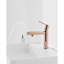 Robinet deux-en-un en zinc de style moderne pour une utilisation polyvalente dans la salle de bain