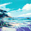Waves & Fronds 3 - Unframed-556187226