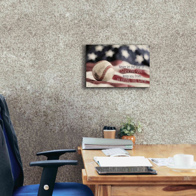 «Baseball jouer le jeu sur toile» par Lori Deiter