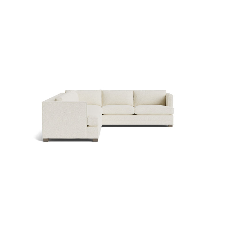 Keaton Chaise Sectional, Berber - Cream, Driftwood