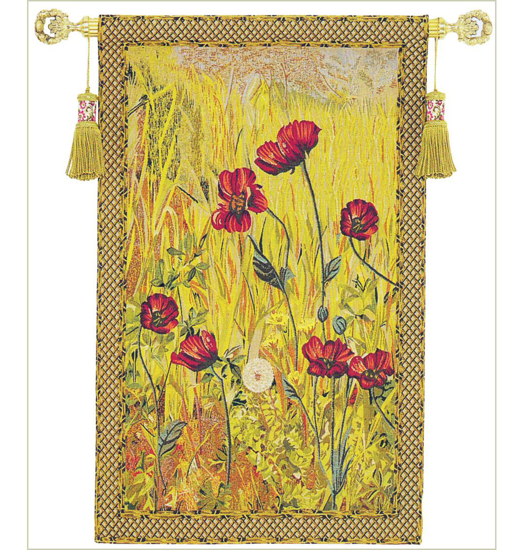 Loom Woven Blended Fabric Tapestry Corona Decor