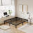7" Steel Bed Frame Heavy-Duty Noise-Free No Boxspring Needed with Rubber Corner Guards-250813706