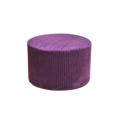Repose-pieds plein Corduroy Upholstery