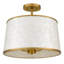Plafonnier semi-encastré 3 lumières Windley