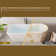 Acrylic Bathtub,Square,Chrome Drain, Linear Design Overflow, Easy to Install,Cupc Certified